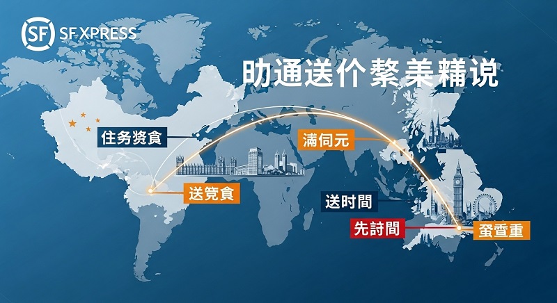 順豐寄英國費用詳解：不同重量與體積如何計算