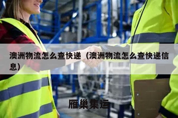 澳洲物流怎么查快递（澳洲物流怎么查快递信息）